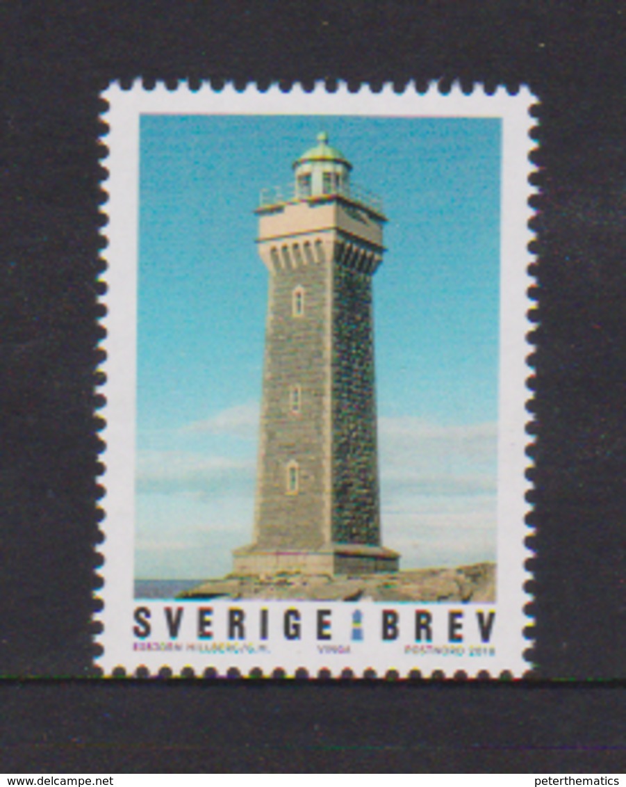 SWEDEN, 2018, MNH, LIGHTHOUSES, 1v - Lighthouses