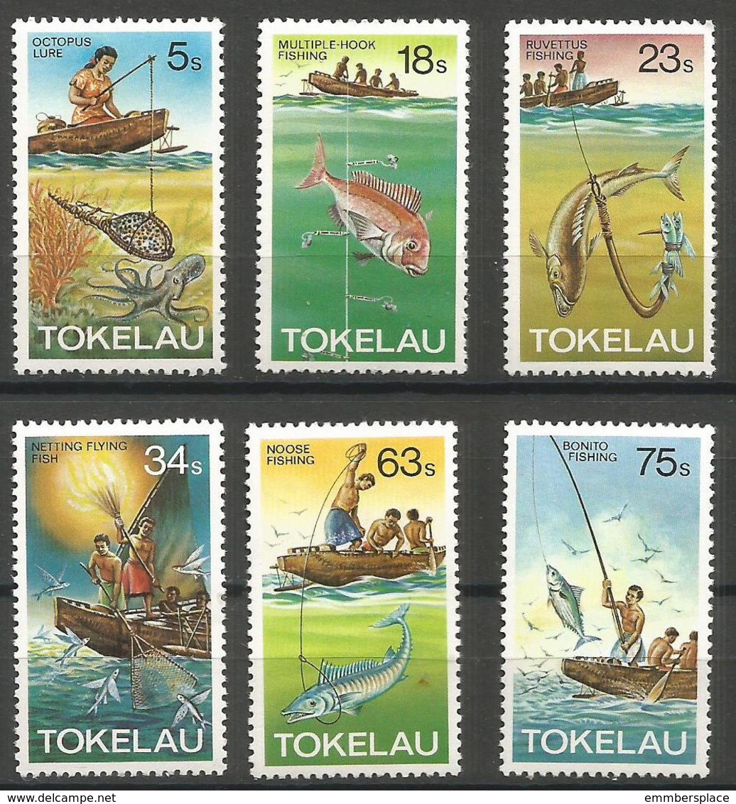 Tokelau - 1982 Fishing MNH **   SG 85-90 - Tokelau