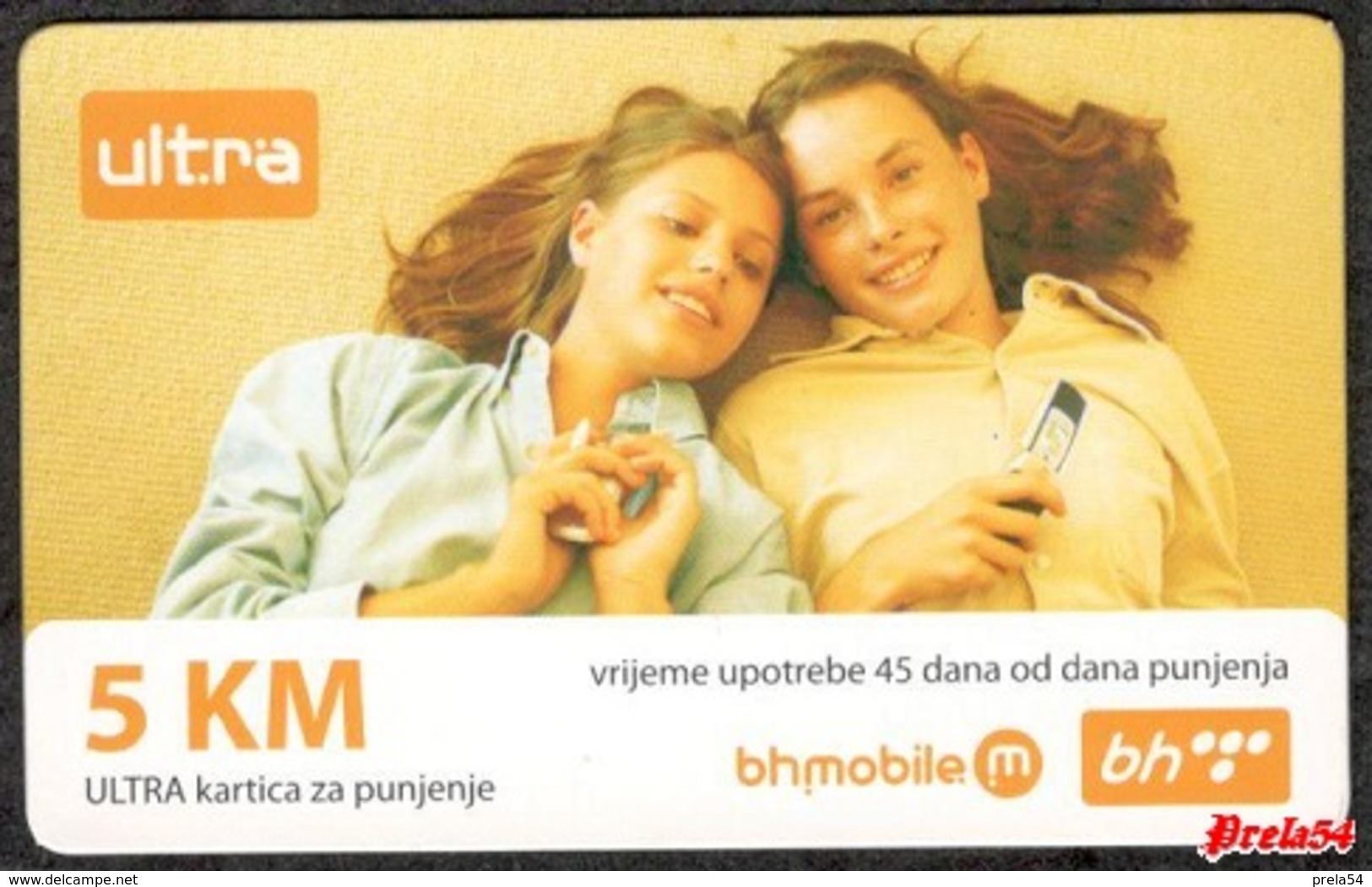 Bosnia Sarajevo - ULTRA PREPAID CARD (recharge) 5 KM Typ II - Bosnia