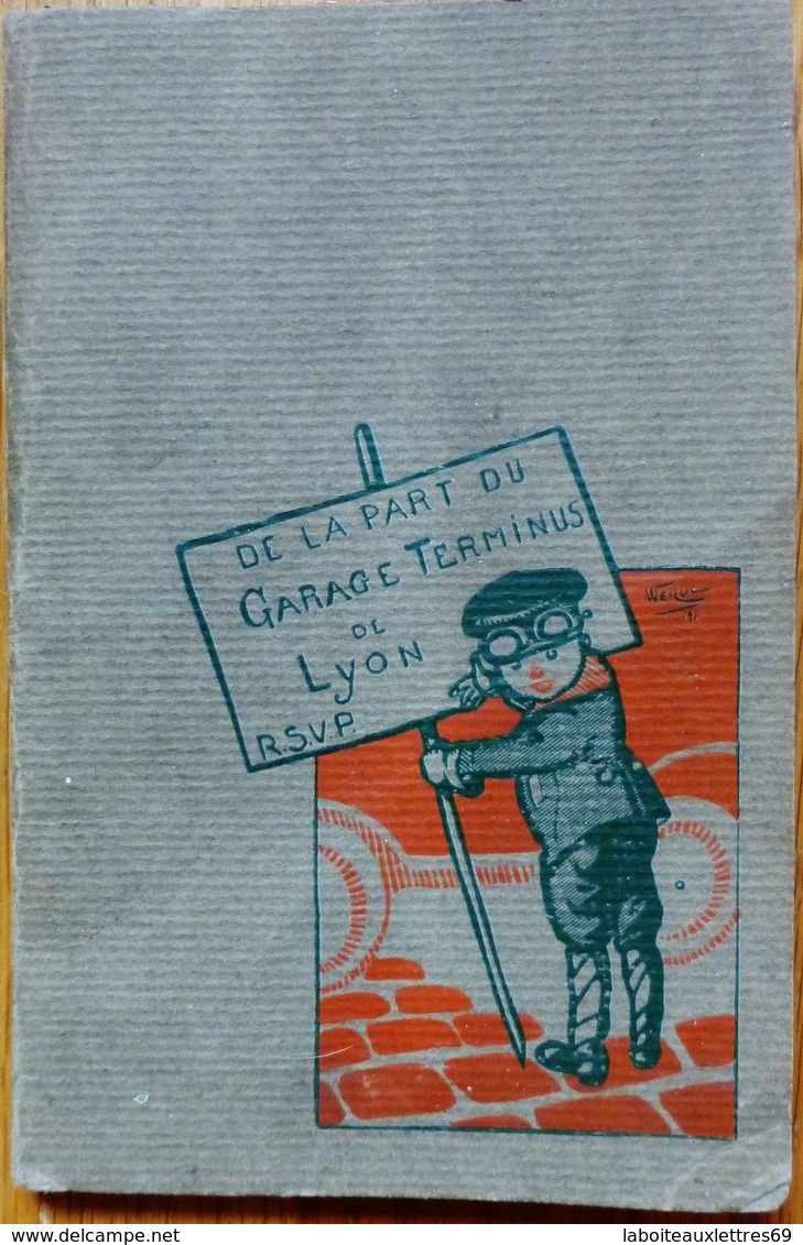 LIVRE PUBLICITAIRE SOCIETE LYONNAISE DE TRANSPORT - GARAGE TERMINUS LYON - 1911 - Advertising