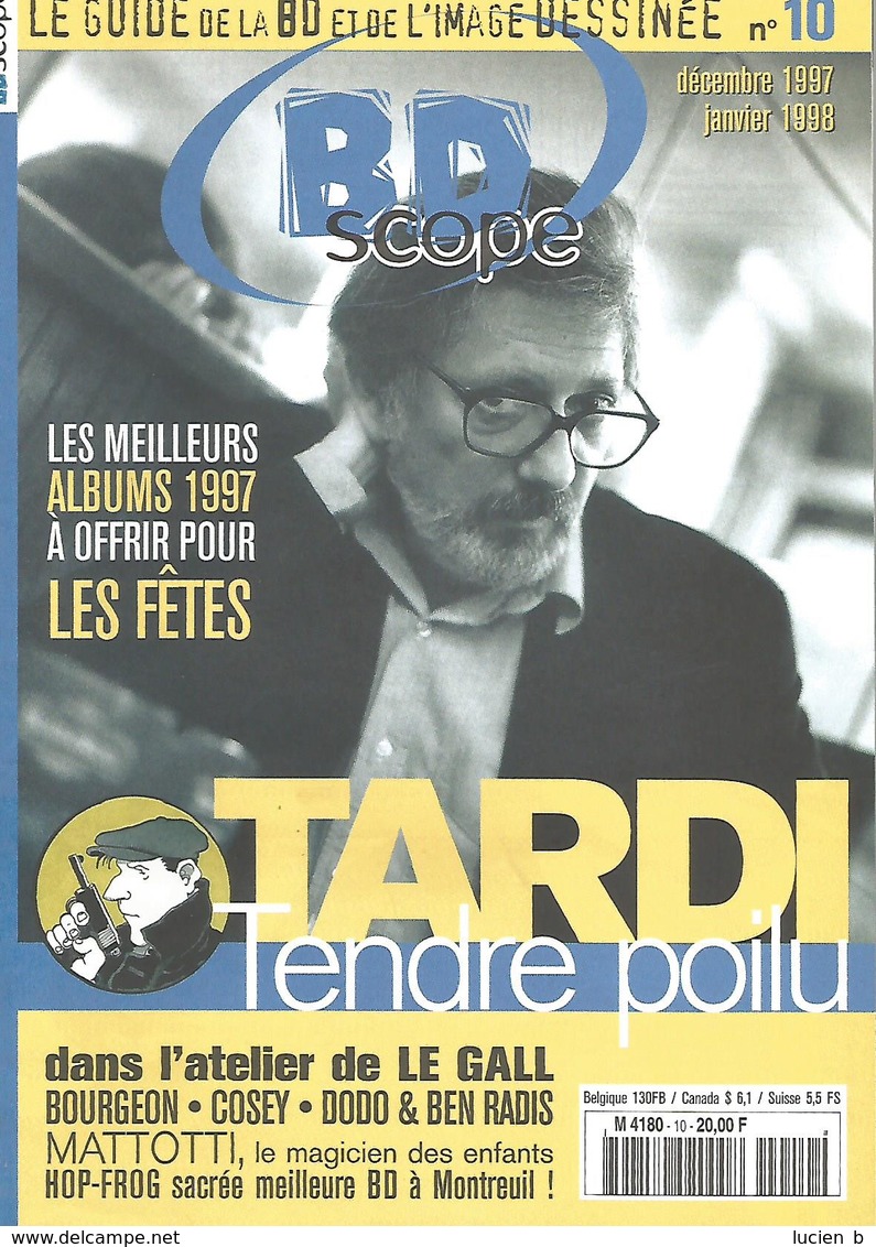 TARDI  -  Magazine "BD Scope" N° 10 (illustrations Et Interview) - Tardi