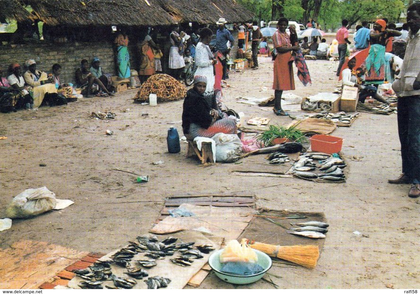 1 AK Namibia * Fischmarkt In Katima Mulio Im Caprivi-Zipfel - Hauptstadt Der Region Sambesi (ehemals Caprivi) - Namibia