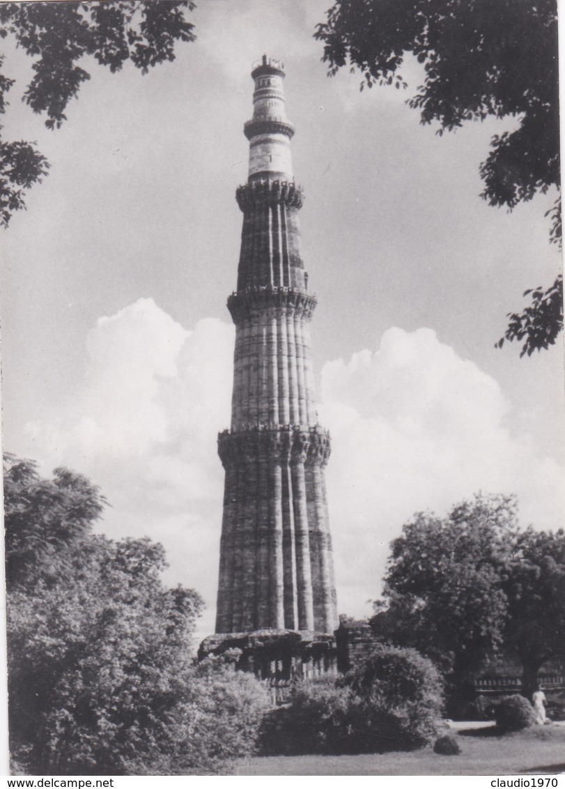 CARTOLINA - POSTCARD - INDIA - Qutub Minar - Dheli - India