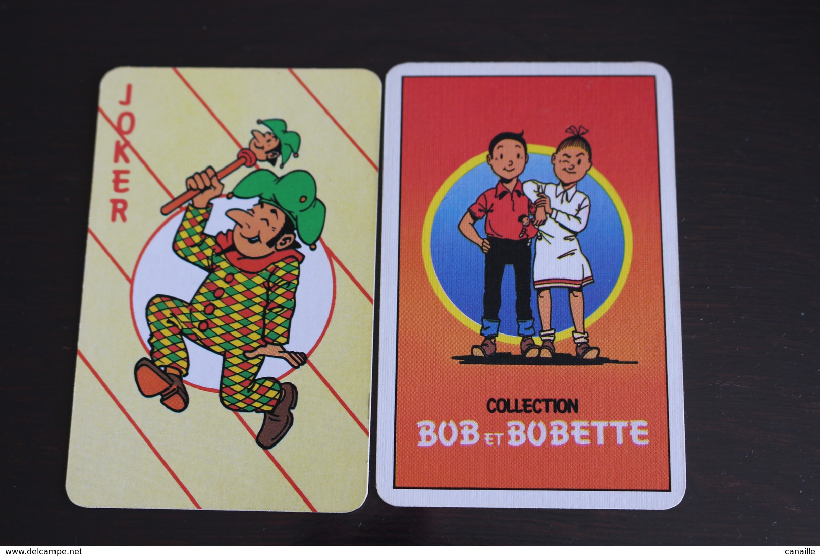 Playing Cards / Carte A Jouer / 1 Dos De Cartes Avec Publicité / Joker - The World Joker .- Collection Bob Et Bobette - Autres & Non Classés