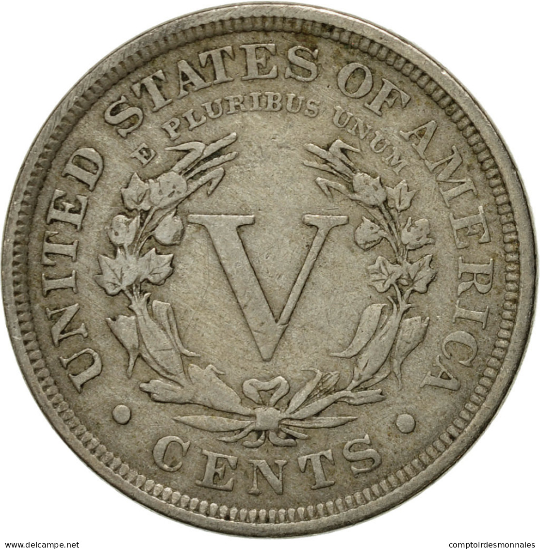 Monnaie, États-Unis, Liberty Nickel, 5 Cents, 1902, U.S. Mint, Philadelphie - 1883-1913: Liberty (Liberté)