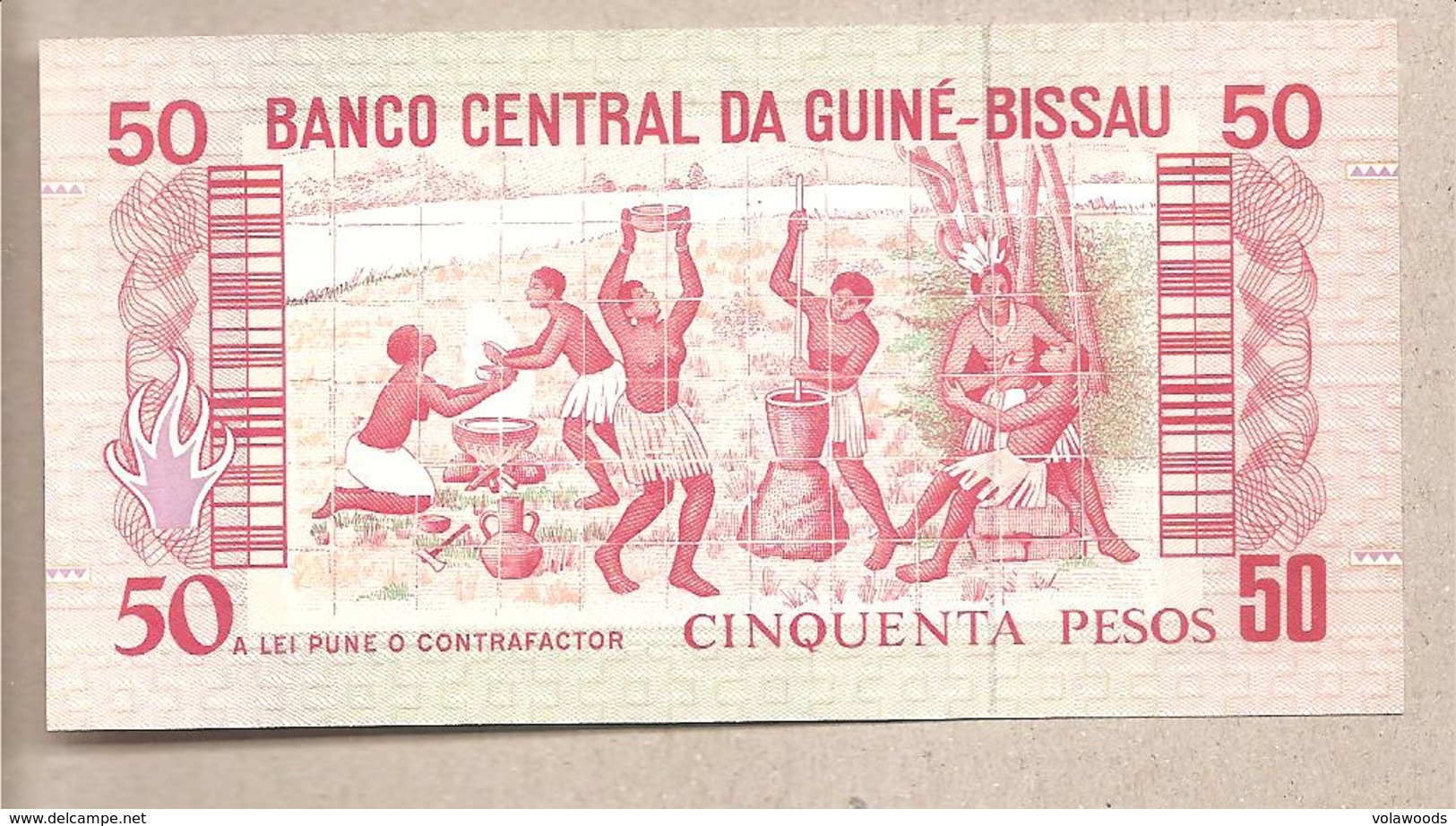 Guinea Bissau - Banconota Non Circolata FdS Da 50 Pesos P-10 - 1990 - Guinee-Bissau