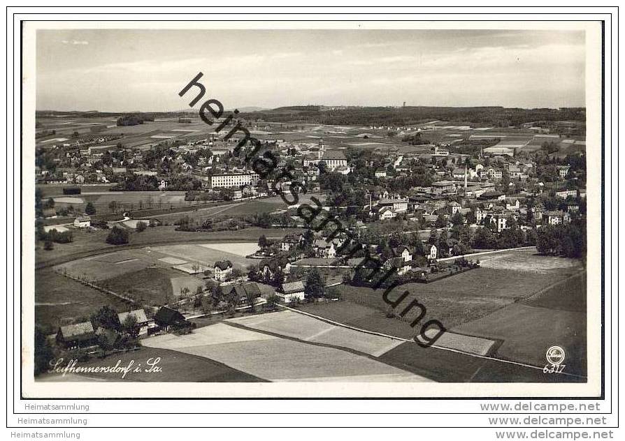 Seifhennersdorf - Blick Vom Burgsberg - Foto-AK - Seifhennersdorf