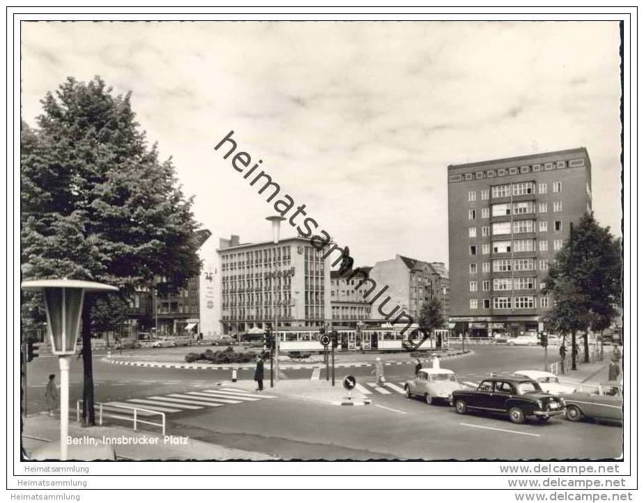 Berlin - Innsbrucker Platz - Strassenbahn - Foto-AK Grossformat - Schoeneberg