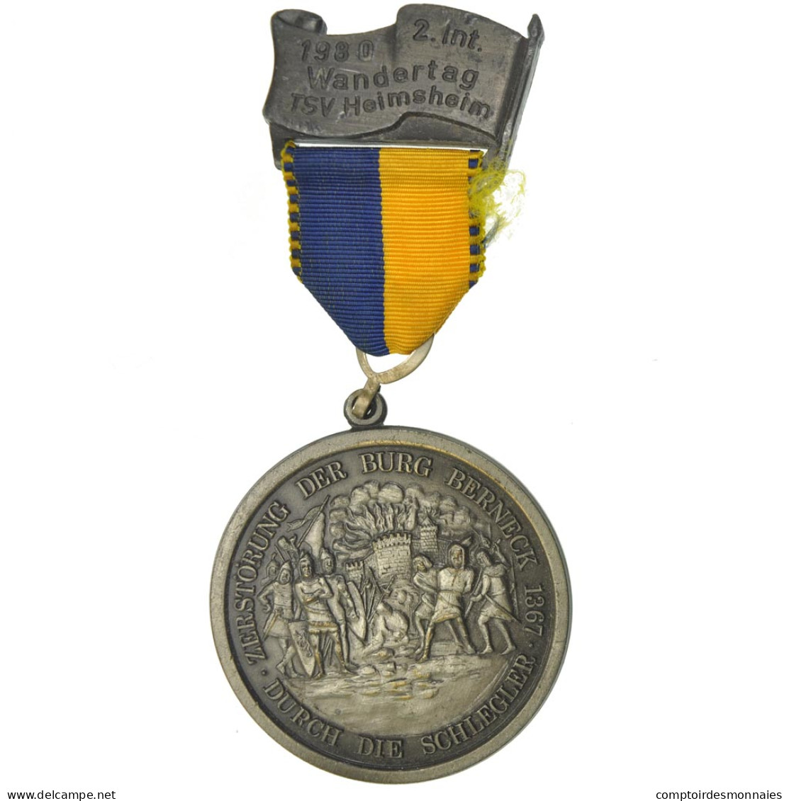 Allemagne, Médaille, Wandertag TSV Heimsheim, 1980, SUP, Silvered Bronze - Autres & Non Classés