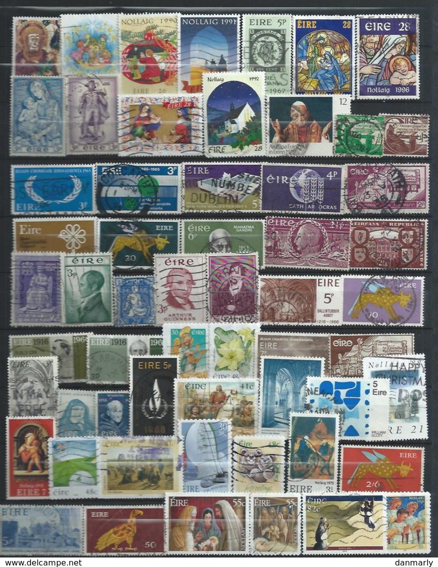 IRLANDE: Petit Lot De Plus De 100 Timbres Oblitérés - Vrac (max 999 Timbres)