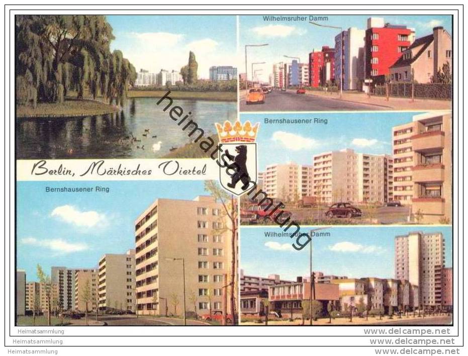 Berlin - Märkisches Viertel - Wilhelmsruher Damm - Bernshausener Ring - Reinickendorf