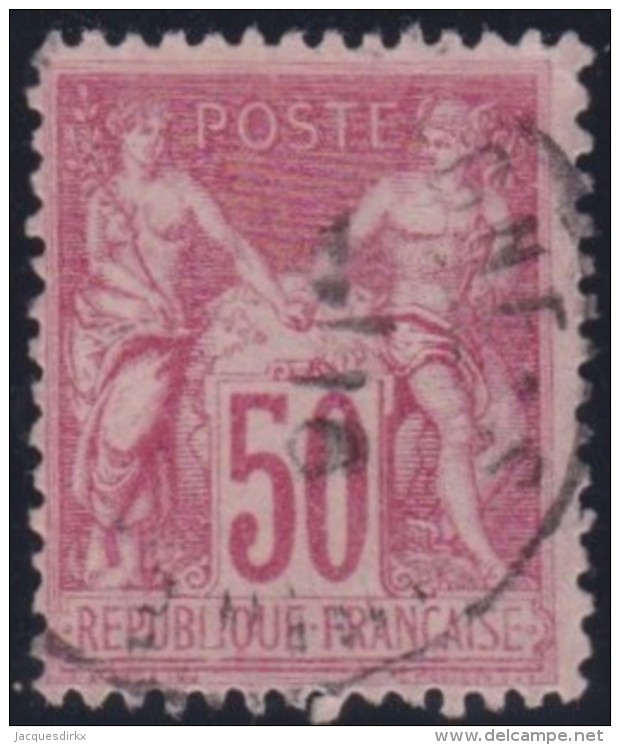 France   .    Yvert  .       104   .      O   .      Oblitéré - 1898-1900 Sage (Type III)