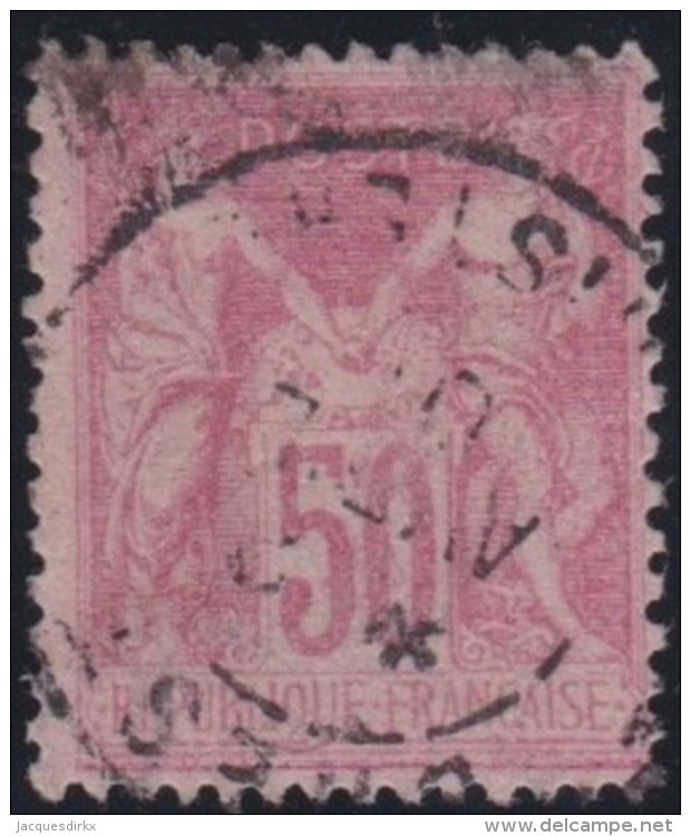 France   .    Yvert  .       104   .      O   .      Oblitéré - 1898-1900 Sage (Type III)