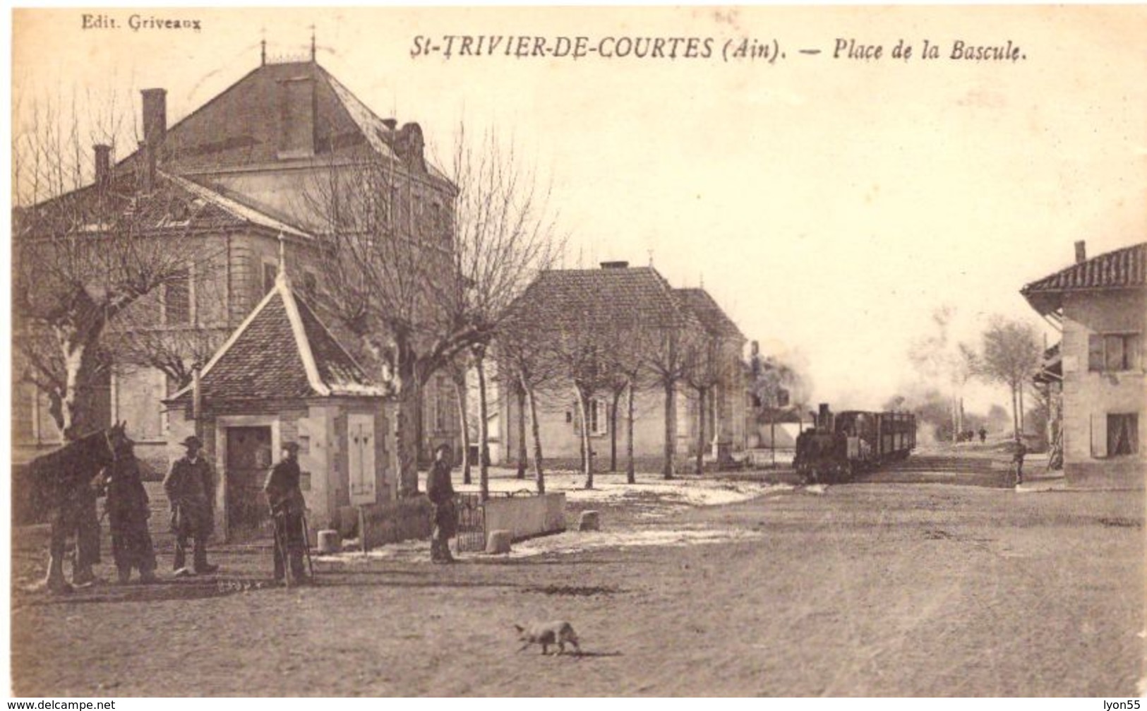 St Trivier De Courtes Place De La Bascule (avec Tramway De L'Ain) - Sin Clasificación