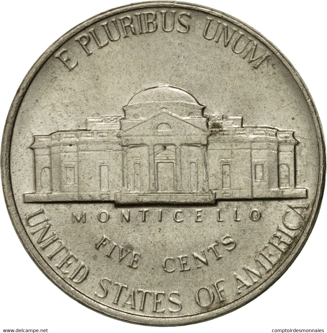 Monnaie, États-Unis, Jefferson Nickel, 5 Cents, 1991, U.S. Mint, Denver, TTB+ - 1938-…: Jefferson