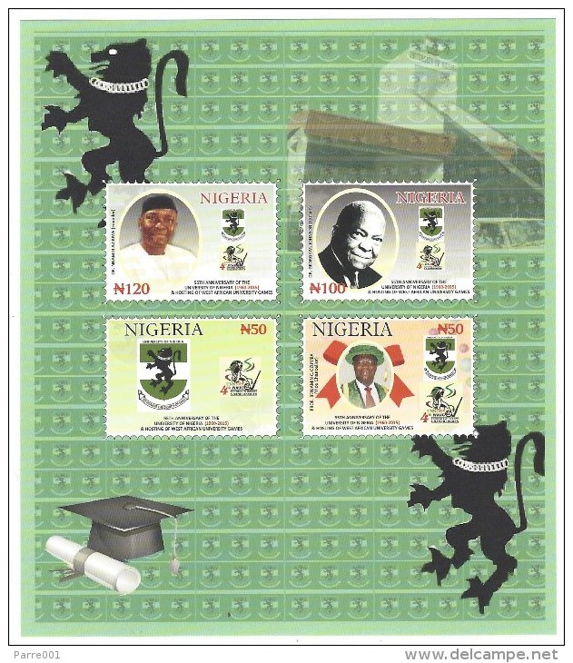 Nigeria 2015 West African University Games Football Hockey Championship President MHN Mint MS - Nigeria (1961-...)