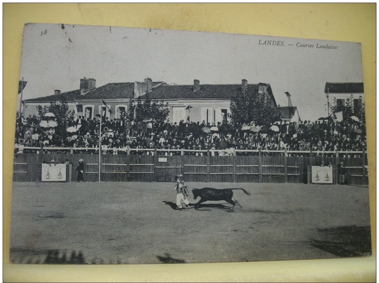 L10 9035  CPA 1907 - 40 LANDES. COURSES LANDAISES - EDIT. ND PARIS N° 58 - AUTRE VUE DIFFERENTE - Corridas