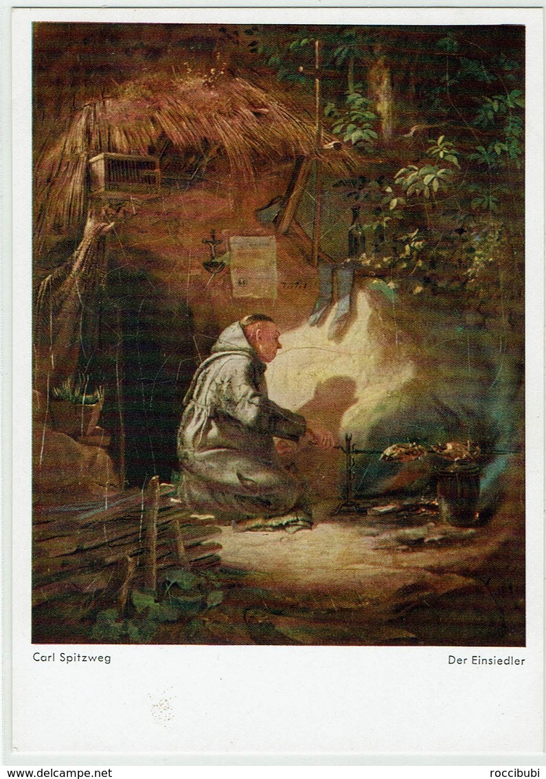 Carl Spitzweg, Der Einsiedler - Peintures & Tableaux