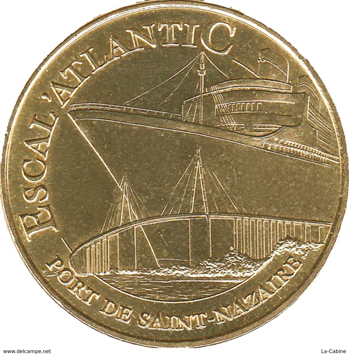 44 SAINT NAZAIRE ESCAL'ATLANTIC LE PAQUEBOT MÉDAILLE MONNAIE DE PARIS 2009 JETON MEDALS TOKEN COINS - 2009