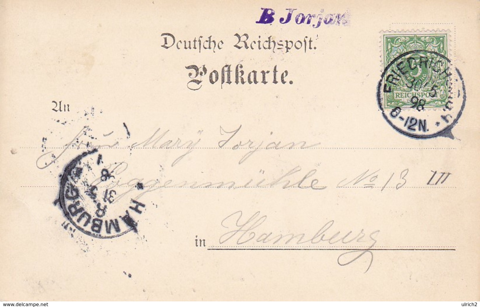 AK Ausfahrt Des Fürsten Bismarck In Friedrichsruh - 1898 (35746) - Friedrichsruh