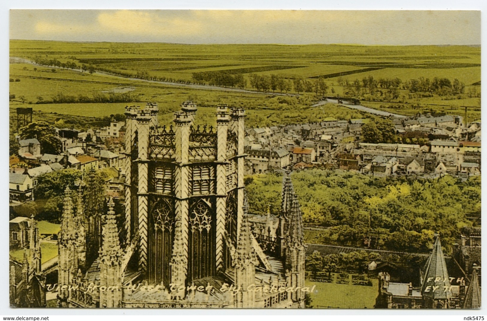 ELY CATHEDRAL : VIEW FROM WEST TOWER - Ely