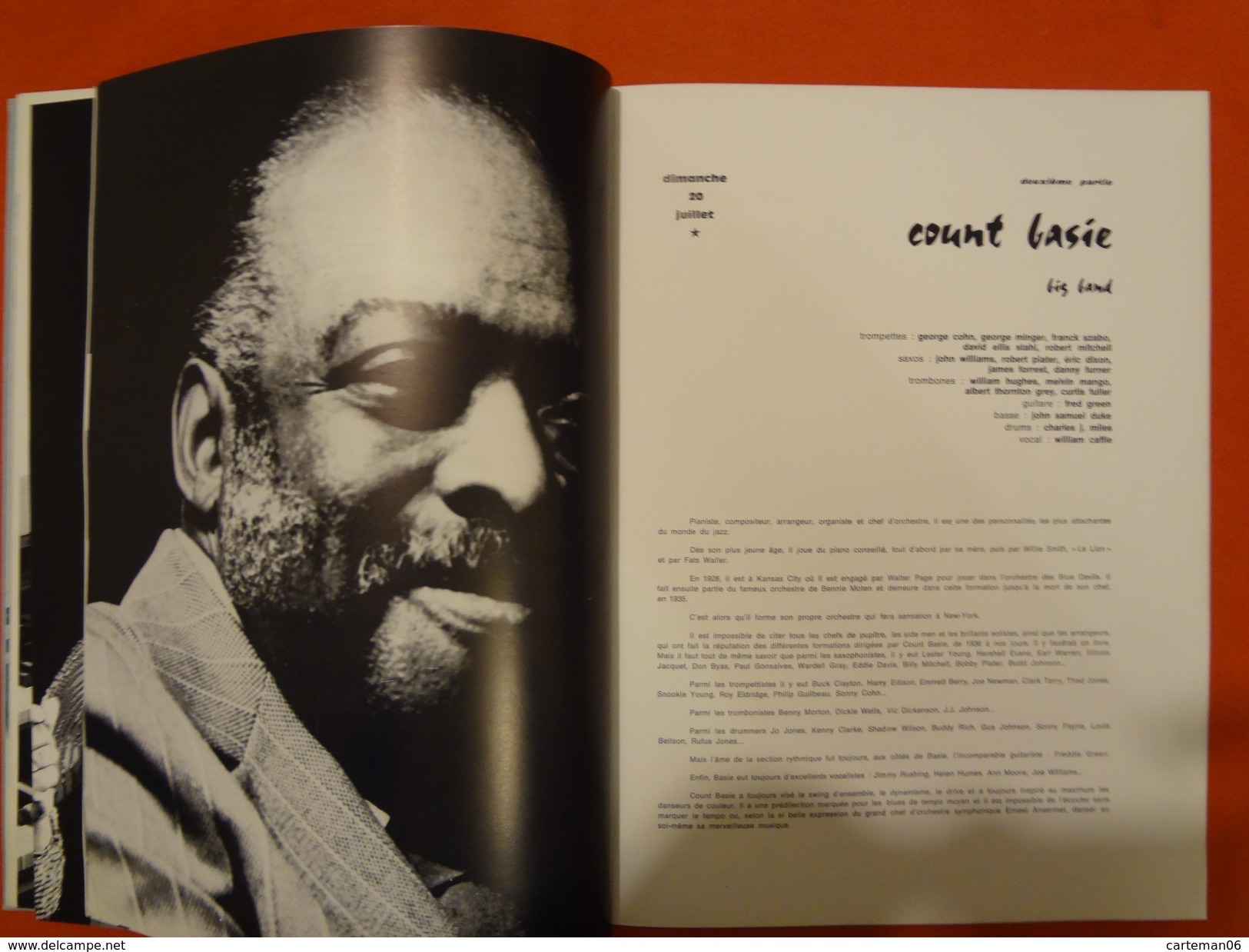Livre - Jazz à Juan 1975 - Ted Joans, Rhoda Scott, Ella Fitzgerald, Ray Bryant, Count Basie, Bill Evans, Joe Pass,