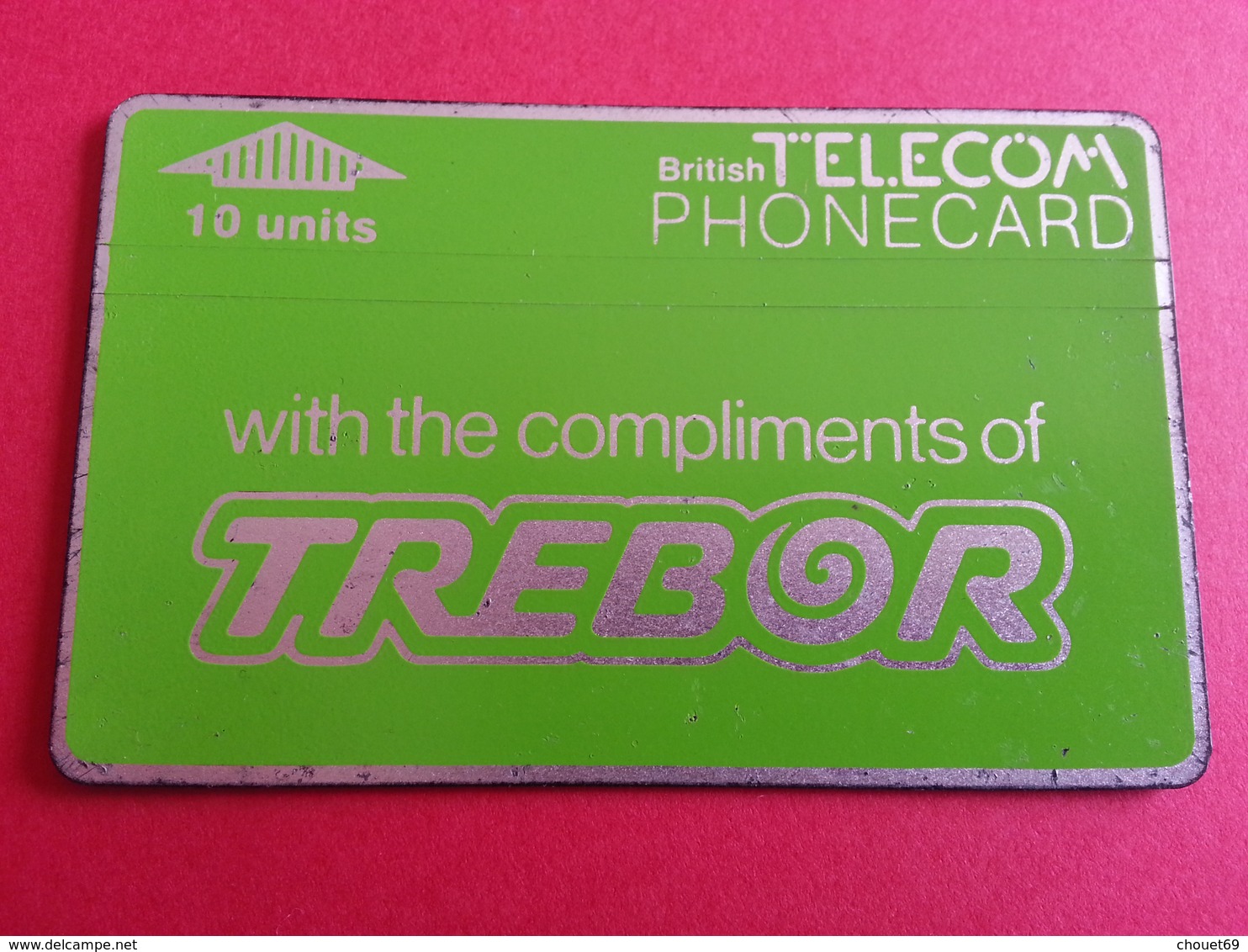 UK - L&G - TREBOR Compliments - 747E Used - BT Advertising Issues
