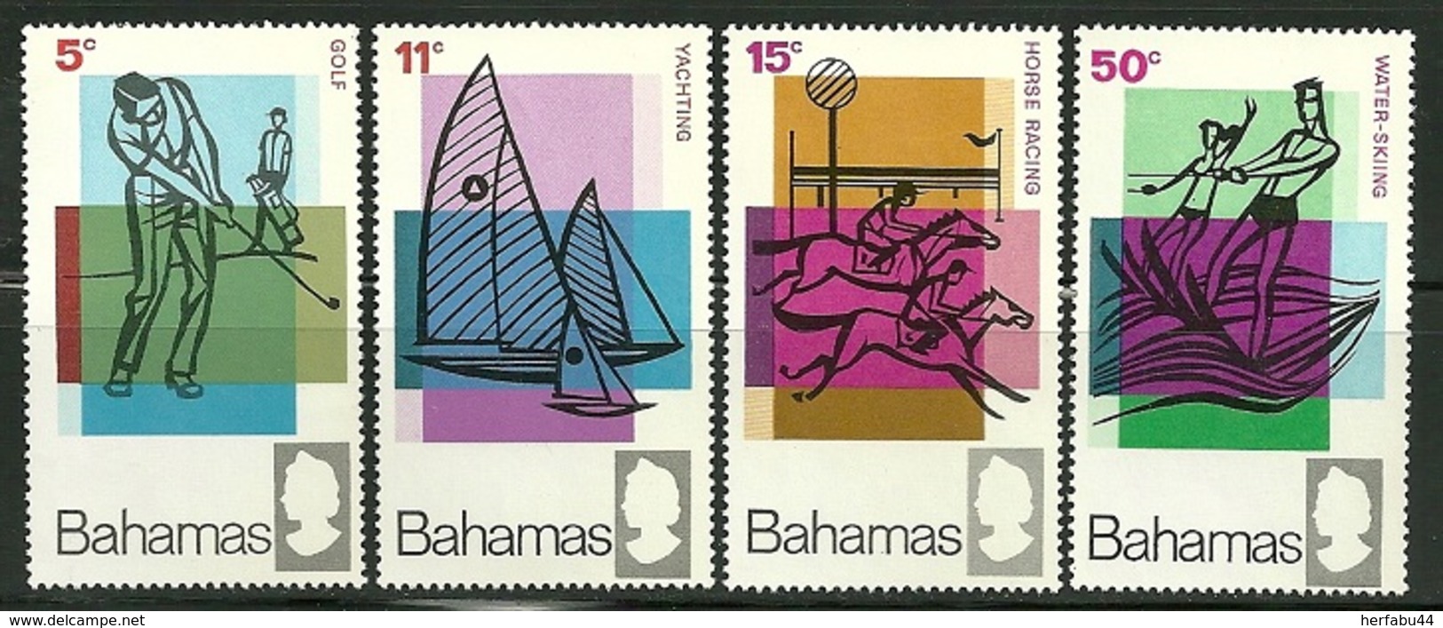 Bahamas         "Sports"      Set           SC# 272-75  MNH**   SCV$ 10.00 - Bahamas (1973-...)