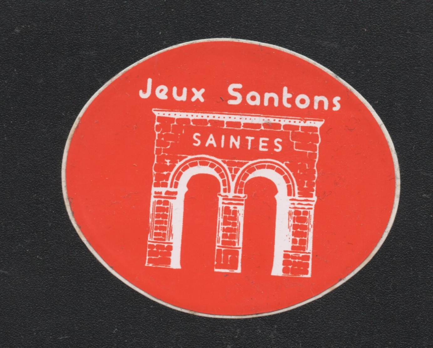 JEUX SANTONS SAINTES  / AUTOCOLLANT REF: 008 - Stickers