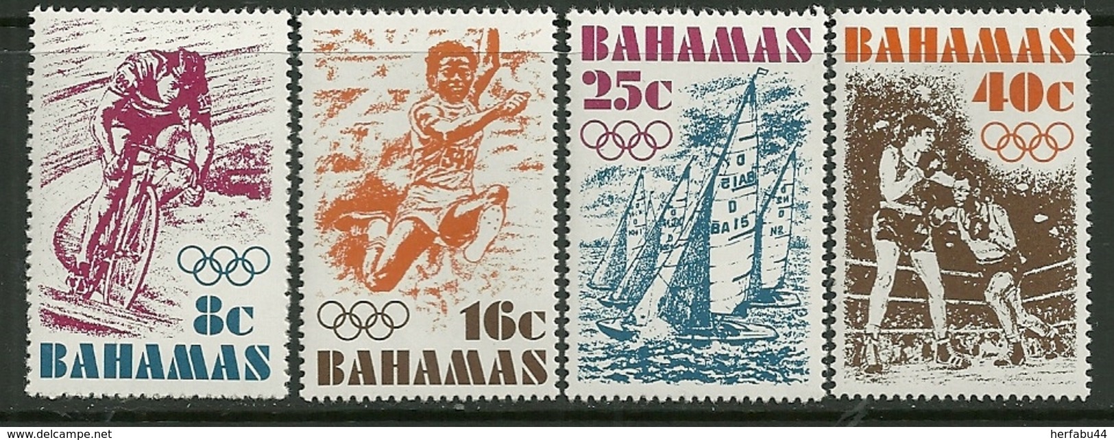 Bahamas   "Olympic Games 1976"   Set    SC# 388-91  MNH** - Bahamas (1973-...)