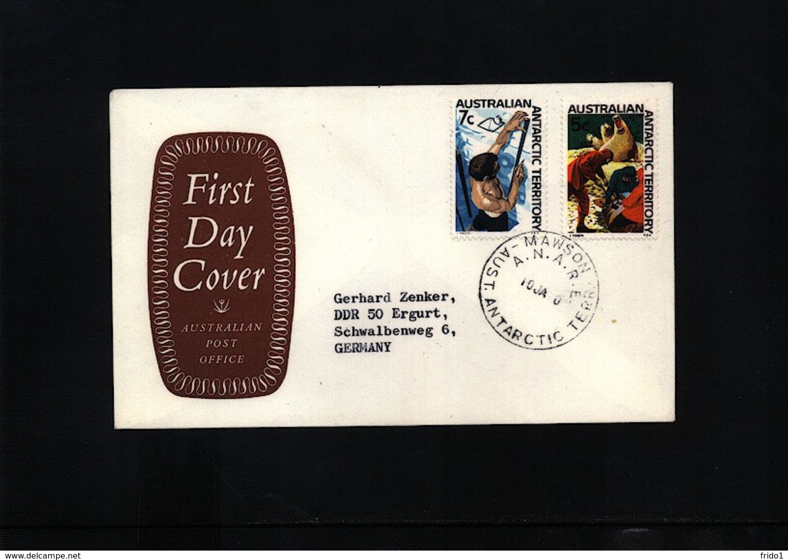 Australian Antarctic Territory 1968 Interesting Cover - Lettres & Documents