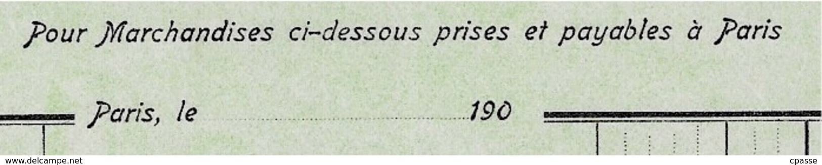 Début XXe FACTURE "Pure Liqueur De Fruit" IMPERIAL MANDARINE Distillerie à BOUGIE Algérie Entrepôt 94 IVRY - 1900 – 1949