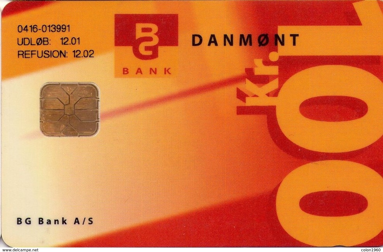 DINAMARCA. DD208FA. Bg Bank Loenkonto 2.edition. 7050 Ex. (038) - Dinamarca