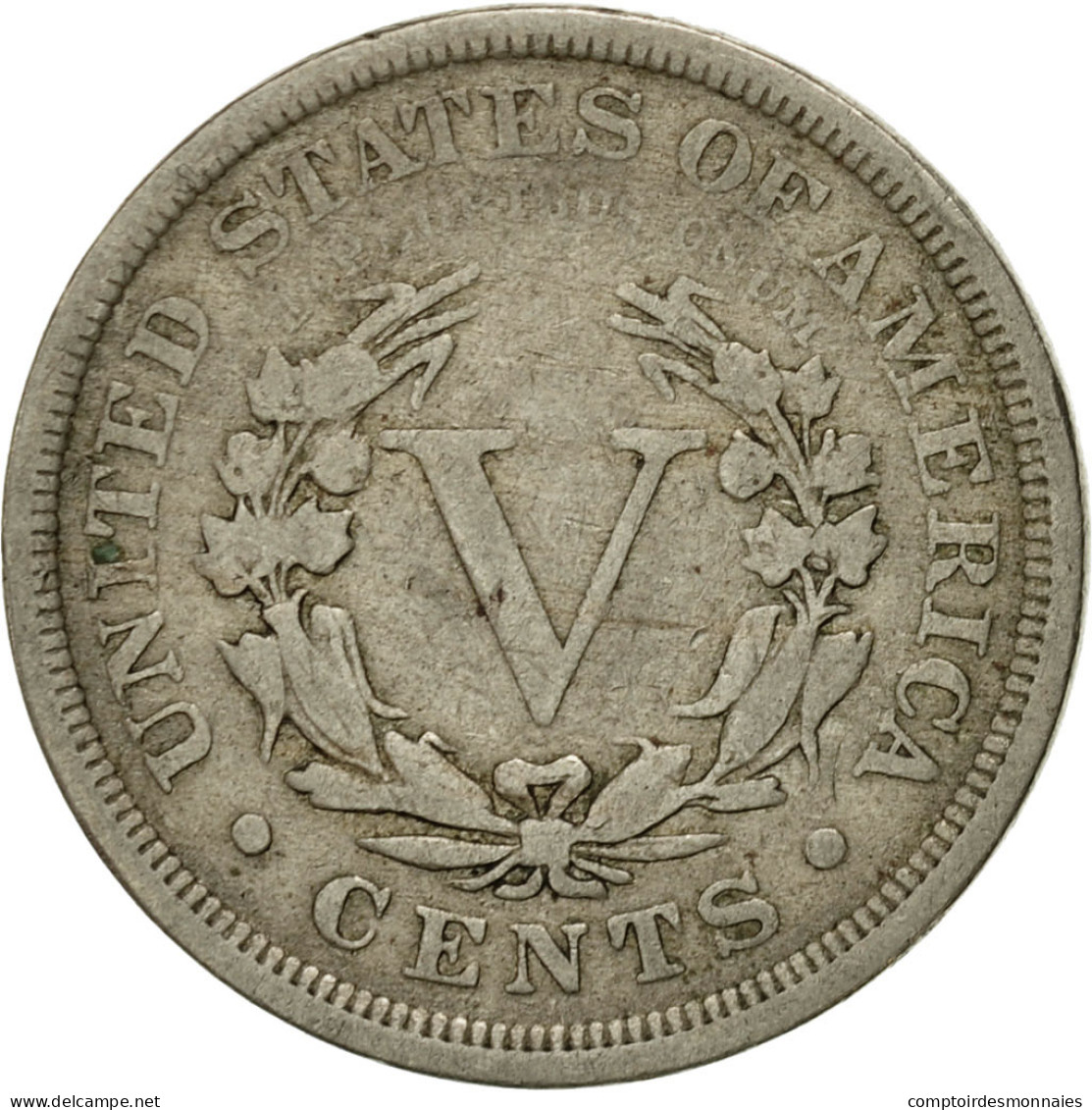 Monnaie, États-Unis, Liberty Nickel, 5 Cents, 1904, U.S. Mint, Philadelphie - 1883-1913: Liberty (Libertà)