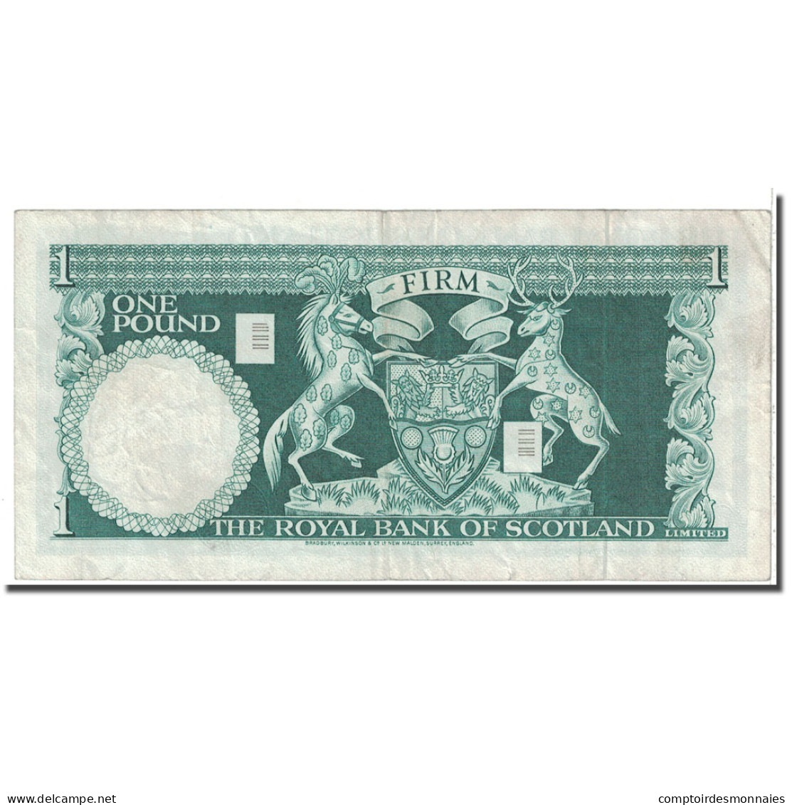 Billet, Scotland, 1 Pound, 1969, 1969-03-19, KM:329a, TB - 1 Pound