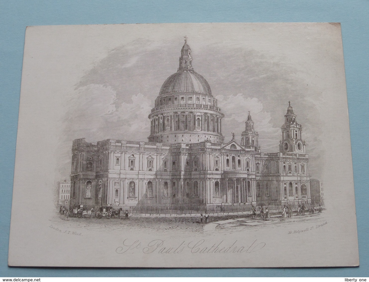 St. PAUL's CATHEDRAL By J. T. WOOD ( Porcelein / Porcelaine / Porcelain - Details See Photo ) - Autres & Non Classés