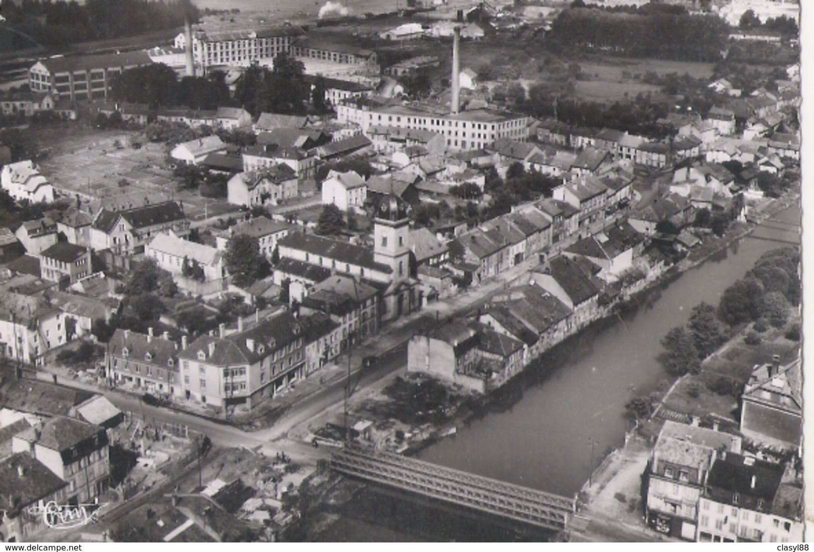 Z 2129 CPSM     RAON L ETAPE VUE AERIENNE LA NEUVEVILLE LA MEURTHE ET L EGLISE - Raon L'Etape