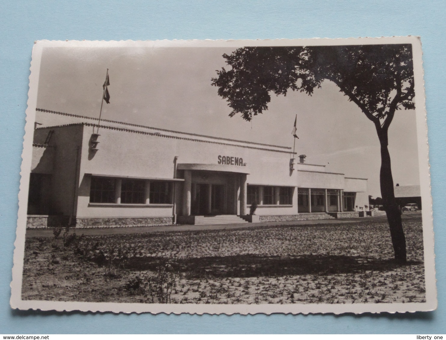 " SABENA " Guest House  ELISABETHVILLE ( Thill ) Anno 1954 ( Gekleefd Geweest ) ! - Congo Belge