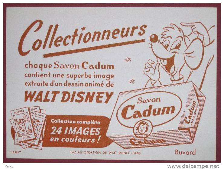 BUVARD SAVON CADUM - Parfums & Beauté