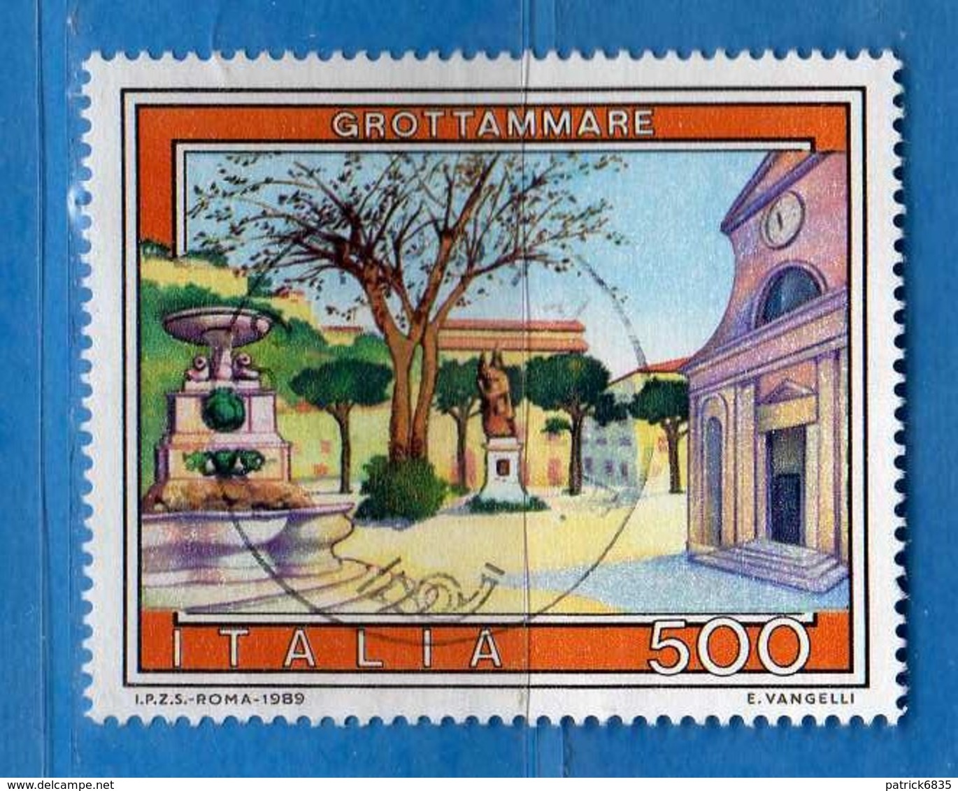 Italia °- Anno 1989 - TURISTICA-GROTTAMMARE . USATO. Unif. 1888.  Vedi Descrizione - 1981-90: Usados