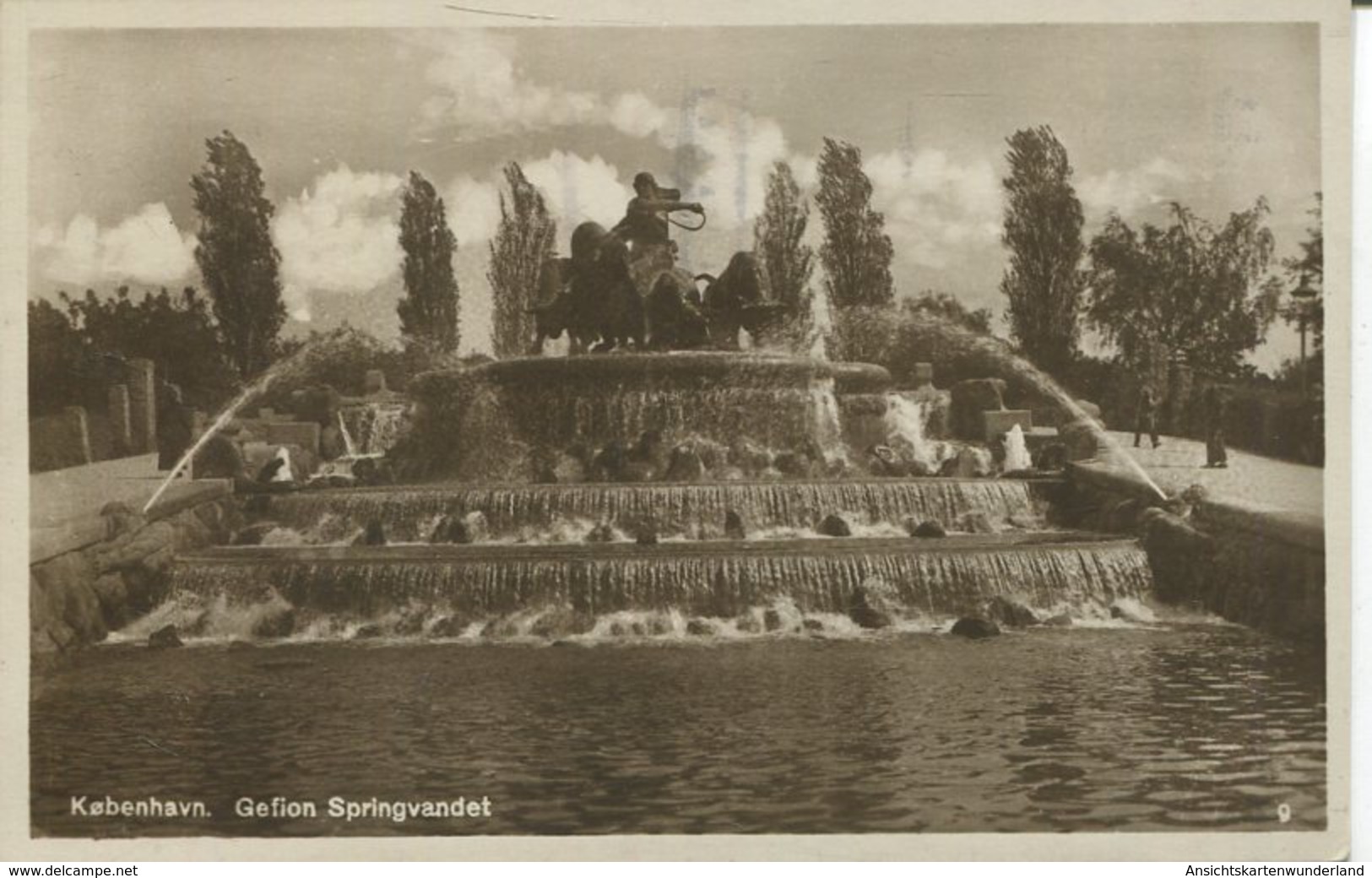 004681  Kobenhavn - Gefion Springvandet  1930 - Dänemark