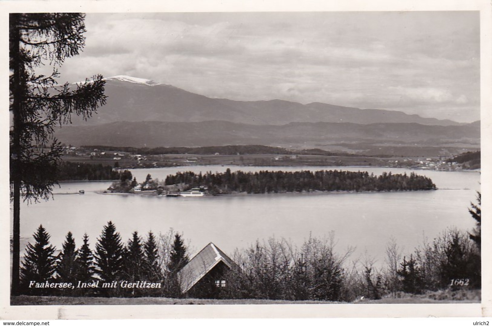 AK Faakersee - Insel Mit Gerlitzen (35767) - Faakersee-Orte