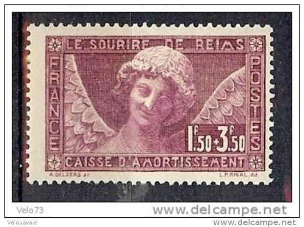 N° 256 SOURIRE DE REIMS  * - Unused Stamps