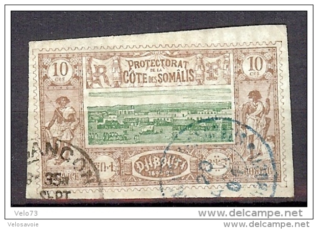 COTE DES SOMALIS N° 10 OBLITERE TTB - Used Stamps