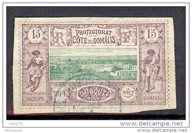 COTE DES SOMALIS N° 11 OBLITERE TTB - Used Stamps