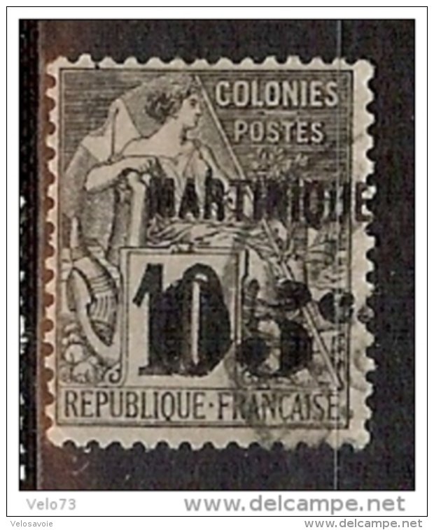 MARTINIQUE N° 10 OBLITERE TTB - Usati