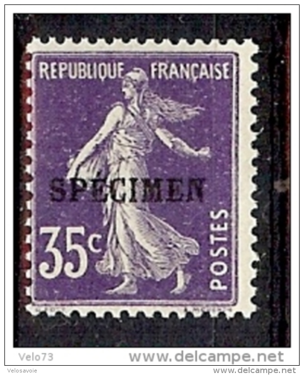 N° 142-CI2 SEMEUSE SPECIMEN ** - Cours D'Instruction