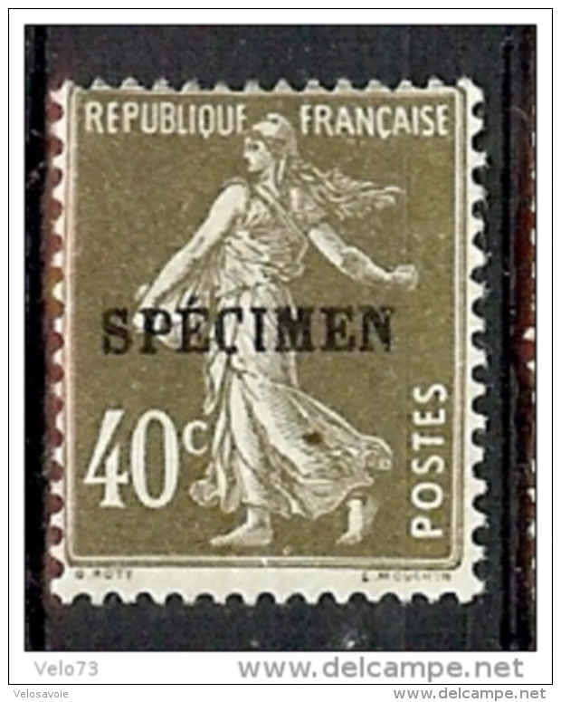 N° 193-CI1 SEMEUSE SPECIMEN * - Lehrkurse