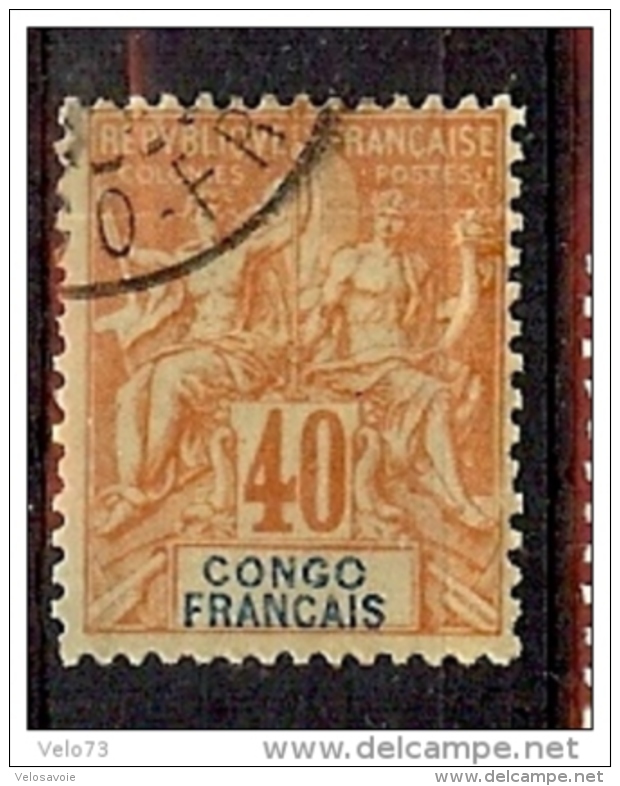 CONGO N° 21 OBLITERE - Usados