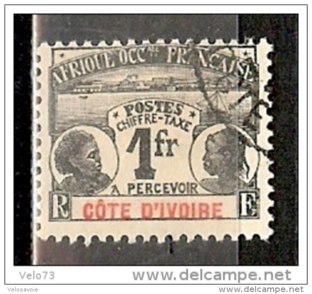COTE D'IVOIRE TAXE N° 8 OBLITERE TTB - Used Stamps